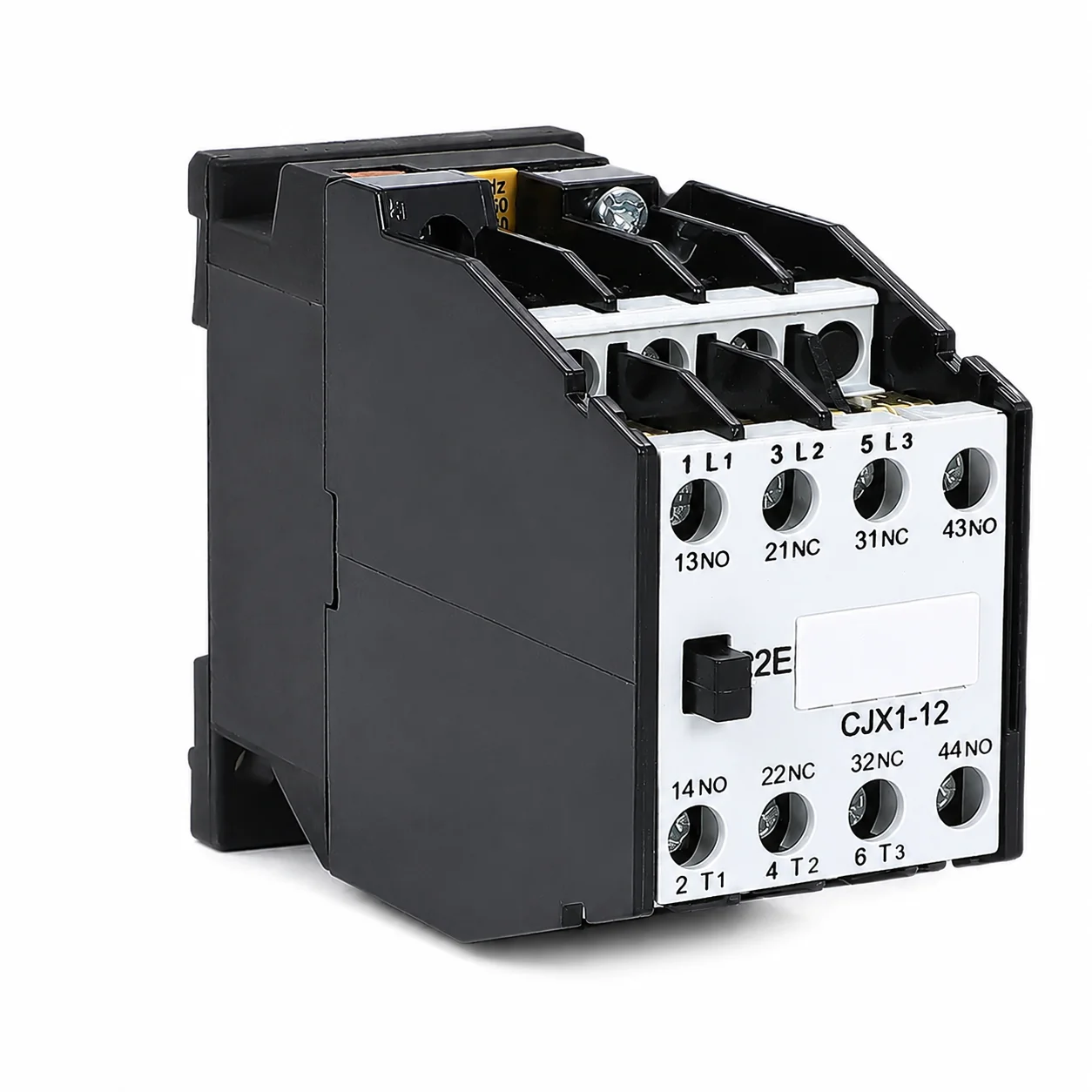 CJX1 AC Contactor 3P 9A 12A 16A 22A 32A 2NO+2NC Auxiliary Contacts DIN Rail Screw Mount for Motor Control