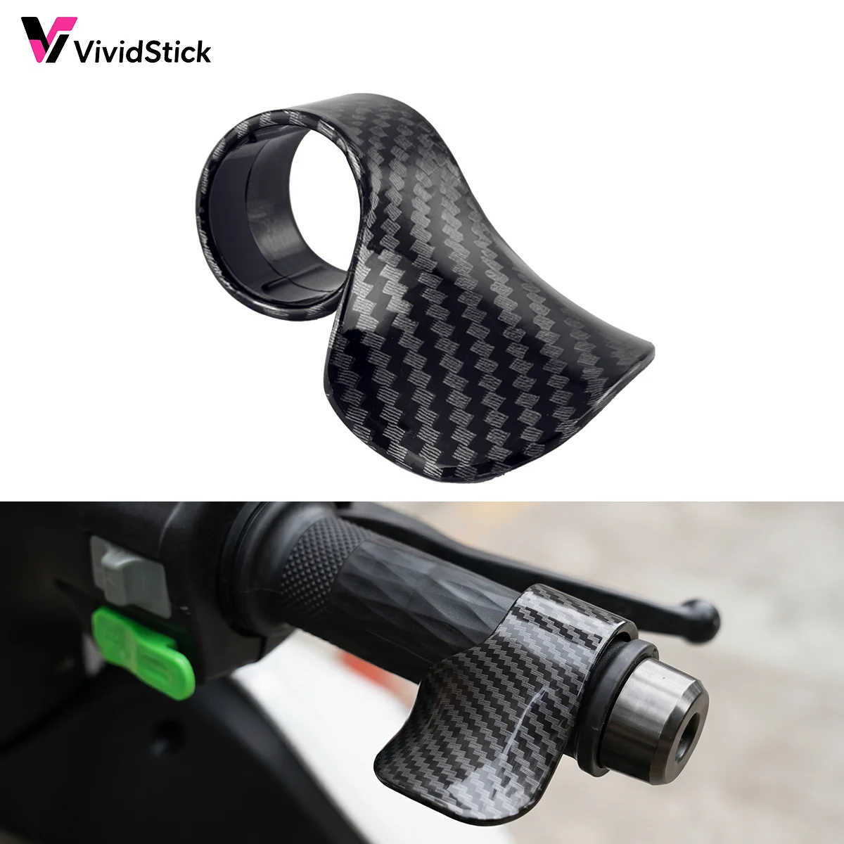 2PCS Universal Motorcycle Accelerator Booster Non-Slip Handlebar Grip Control Assist Hand Rest Throttle Aid Moto Accessories Kit