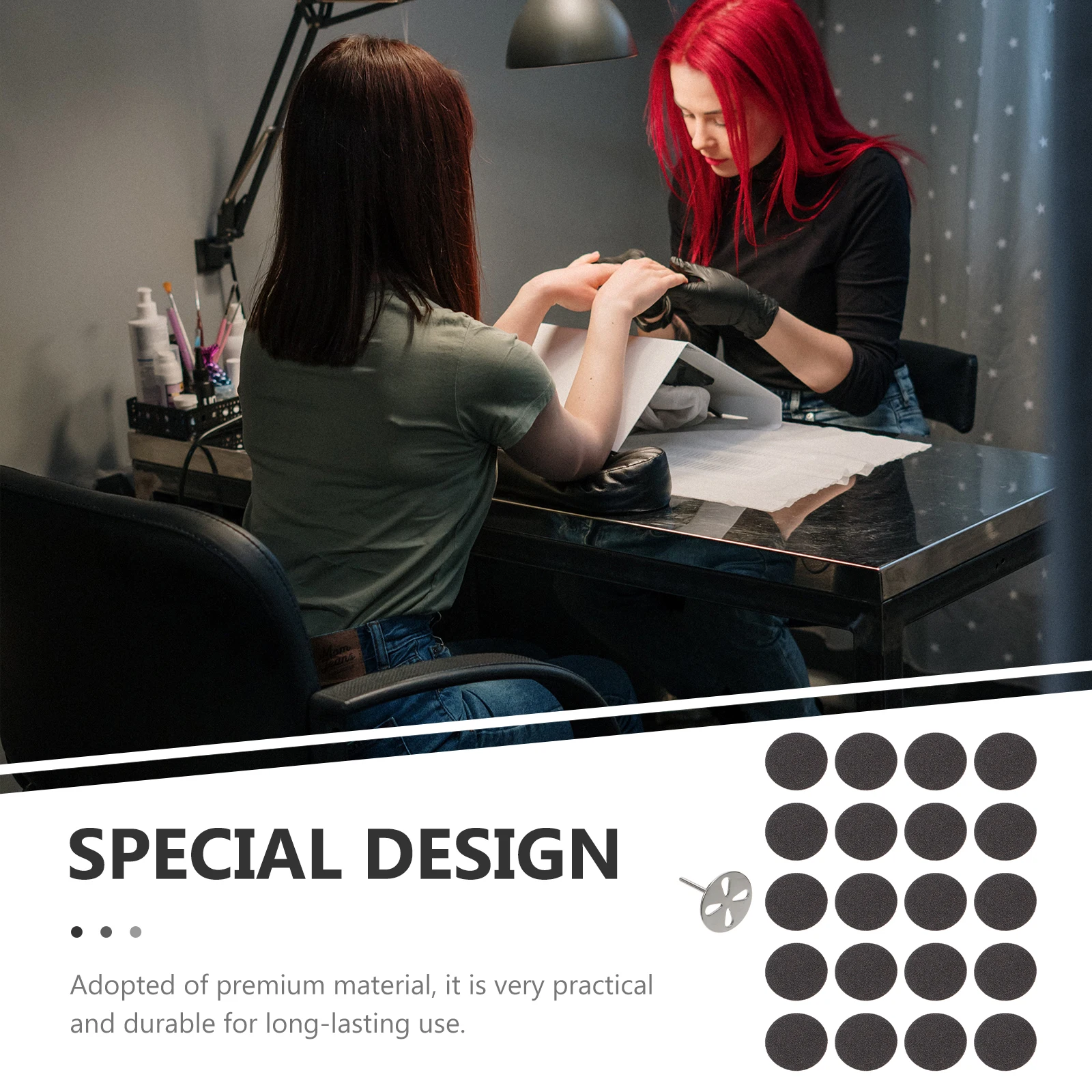 

1 set Manicure Grinder Accessories Nail Sanding Disc Set Dead Skin Removing Tools Exfoliating Grinding Slices Pedicure Sandpaper