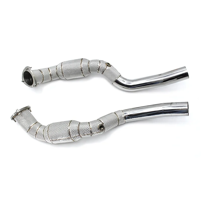 

Head Section High flow Pipes Exhaust Pipes branch downpipe Exhaust Pipe with catalyst for Maserati Gran Turismo/GT 4.7