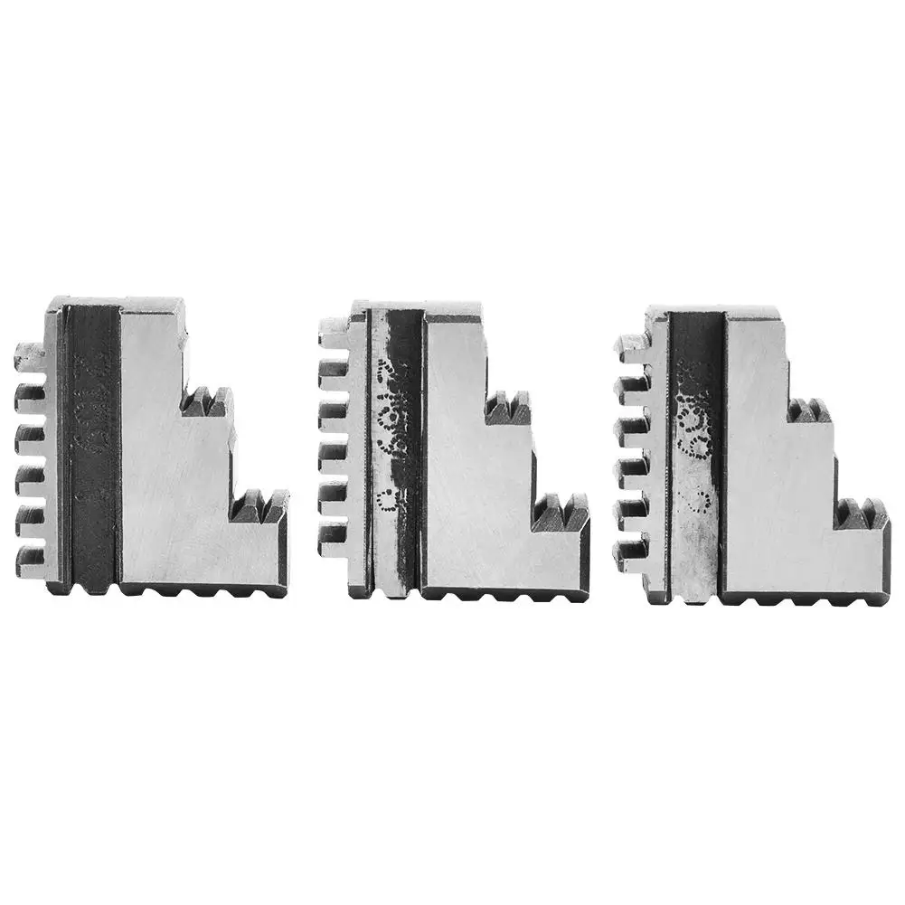 High Strength 3 Pieces Internal Lathe Jaw Set 4 Inch Chuck 20CrMnTi Durable Milling Collet Chuck K11 100 Long Service Life