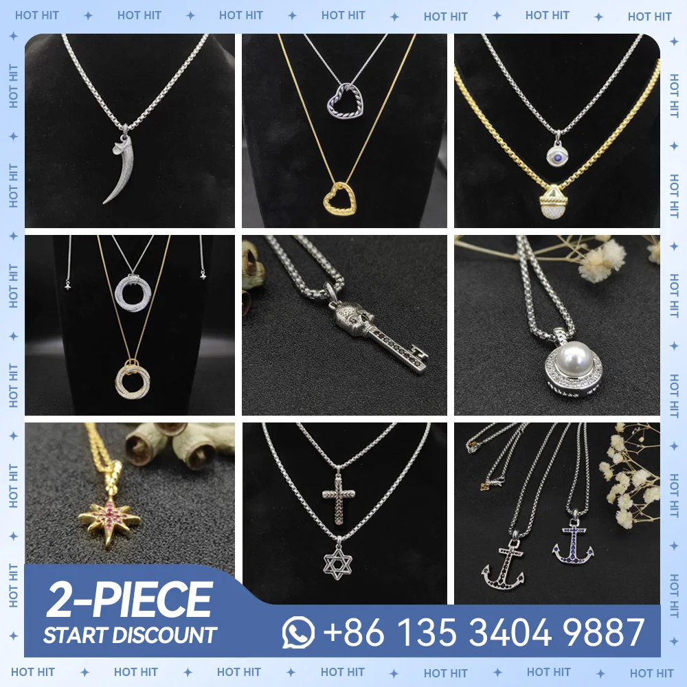 High Quality Dy Jewelry 925 Pendant Necklace Glamour Stylish Athens