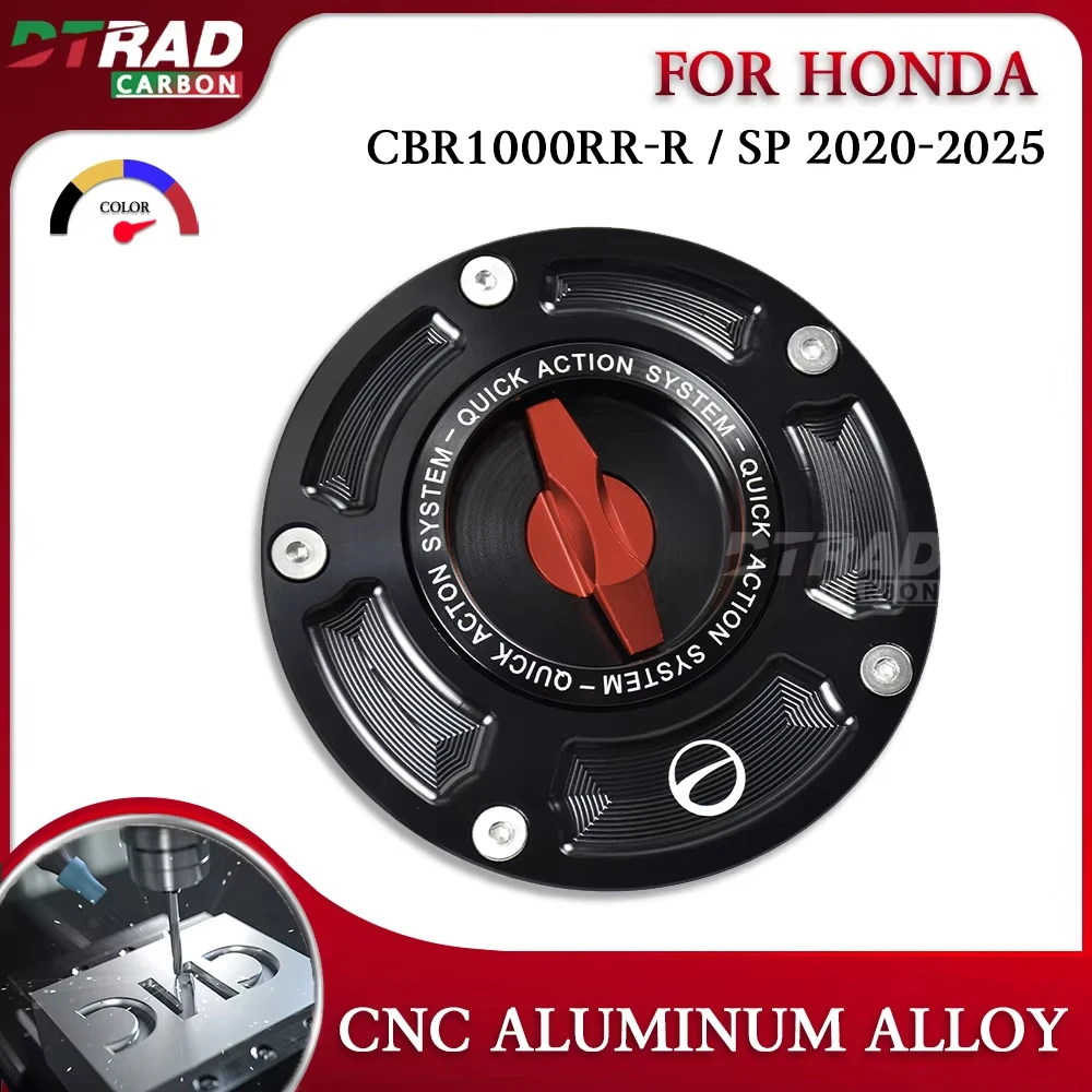 New For HONDA CBR1000RR-R / SP 2020 - 2025 Accessories Keyless Quick Opening Fuel Tank Cover CNC Aluminum Alloy Gas Tank Cap