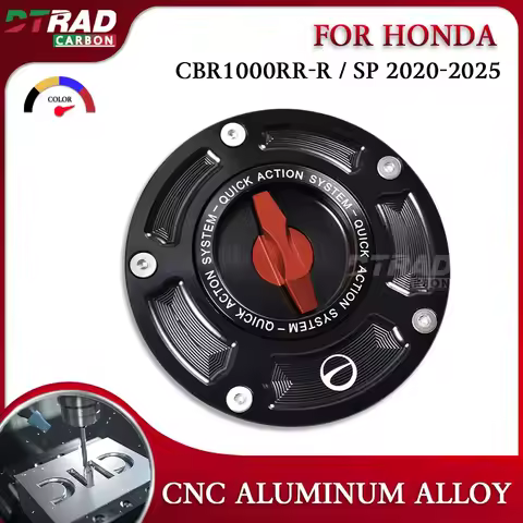 New For HONDA CBR1000RR-R / SP 2020 - 2025 Accessories Keyless Quick Opening Fuel Tank Cover CNC Aluminum Alloy Gas Tank Cap