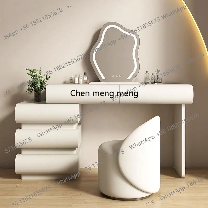 

Drawers Luxury Dressing Table Simple Modern Elegant Makeup Vanity Table Nordic Style Coiffeuse De Chambre Bedroom Furniture