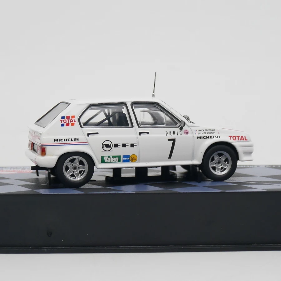 Ixo 1:43 Citroen Visa 1000 Pister WRC 1985 Andruet Diecast Car Model Metal Toy Vehicle