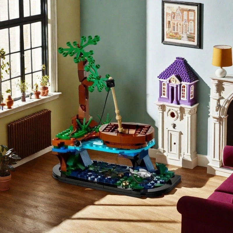 Anneaux de seigneur créatifs, blocs de construction Shire Smeagol et Deagol avec figurines, briques à assembler, jouet cadeau pour adulte