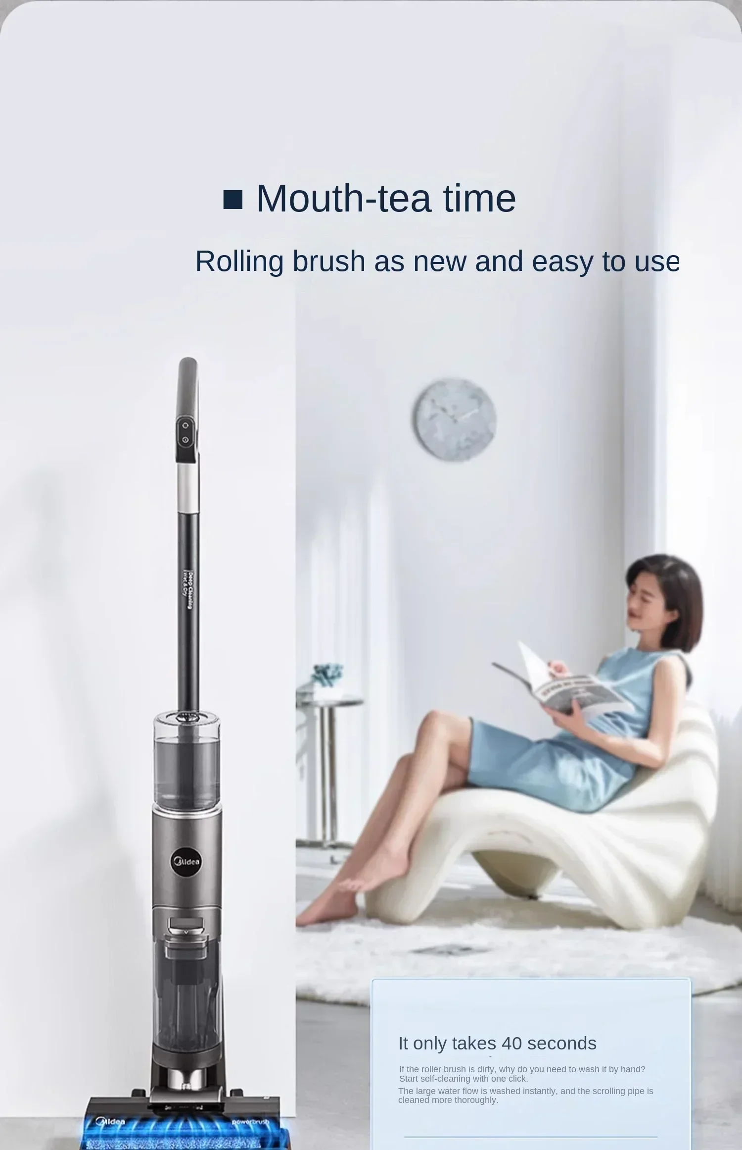 Original    Midea GX5 Washing Machine Water, Bacteria, Anti-entangling, Drag and Wash Integrated Household Appliances Automatic