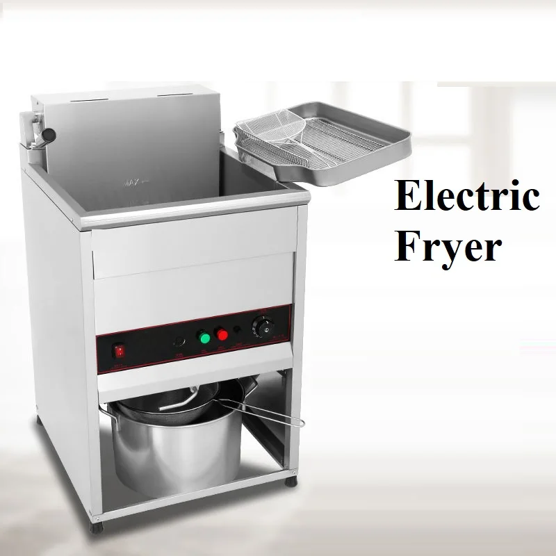 Hot Sale 30L Vertical One Tank Electric 220/380V Deep Fryer/Chip/Chicken Fryer with Automatic Constant Temperature Function