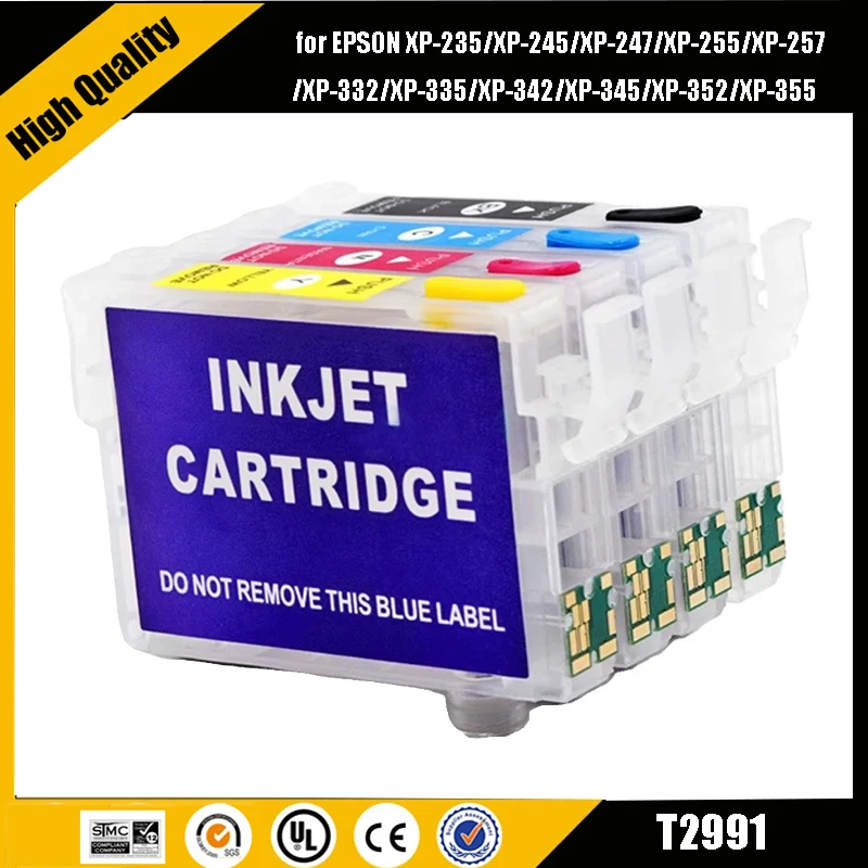 T2991 29 XL refillable ink cartridge for EPSON XP-235/XP-245/XP-247/XP-255/XP-257/XP-332/XP-335/XP-342/XP-345/XP-352/XP-355