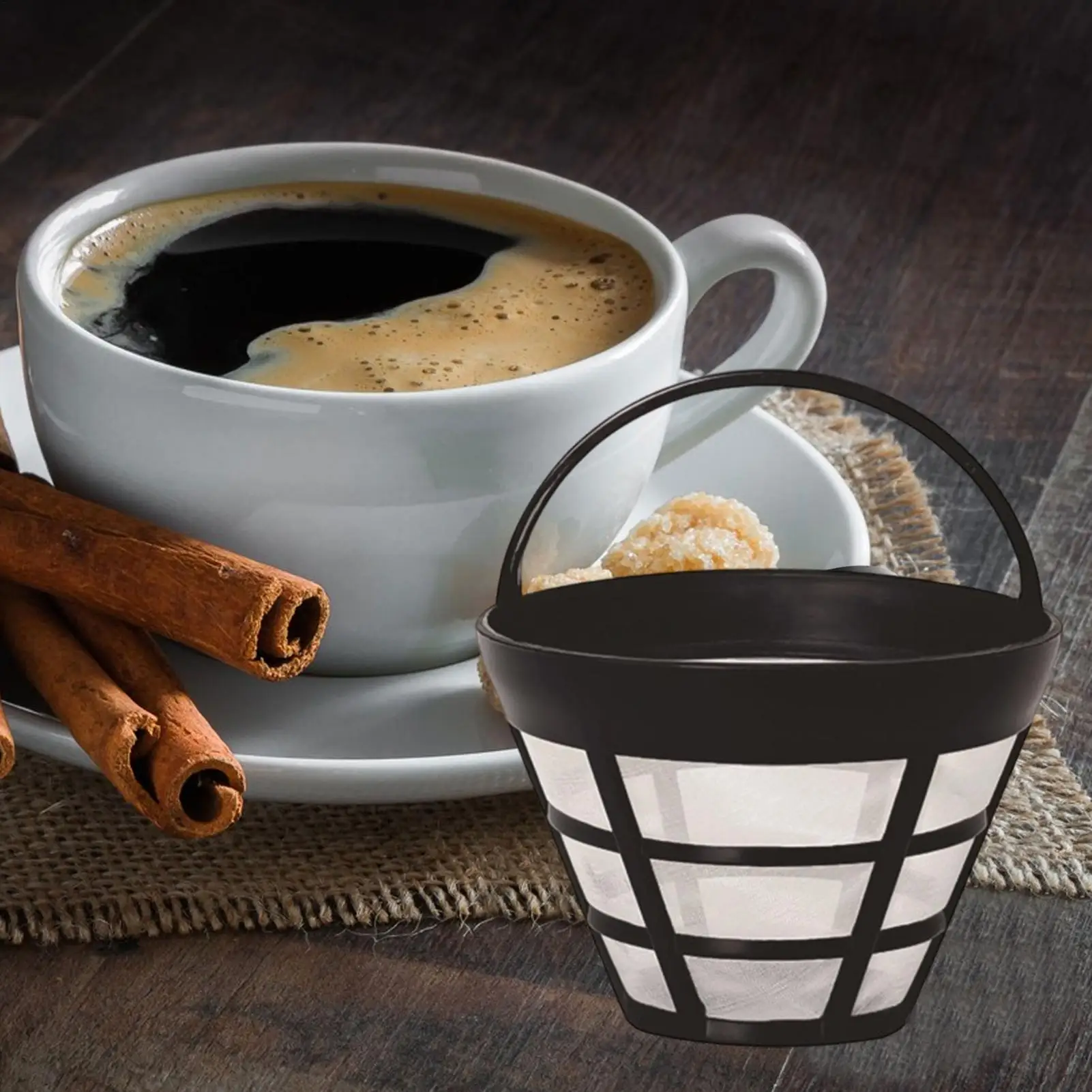 Coffee Filter Coffee Machine Strainer Mesh Refillable Basket Cup Style Brewer Tool Coffee Maker Accessories Reusable
