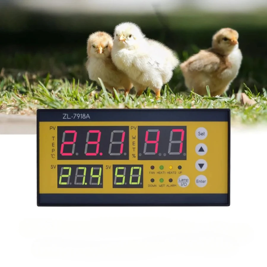 ZL-7918a Automatic Digital Temperature and Humidity Egg Incubator Thermostat Controller XM-18