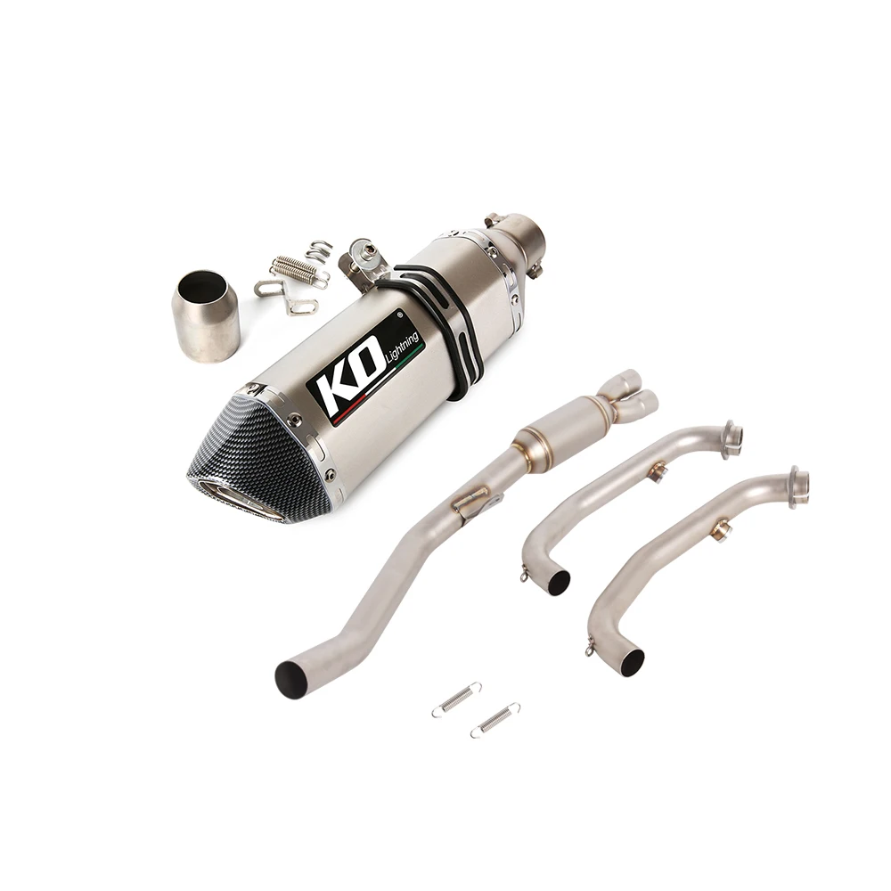 For CFMOTO 450MT 2024-2025 Motorcycle Full Exhaust System Stainless Steel Header Pipe Escape Moto Muffler DB Killer