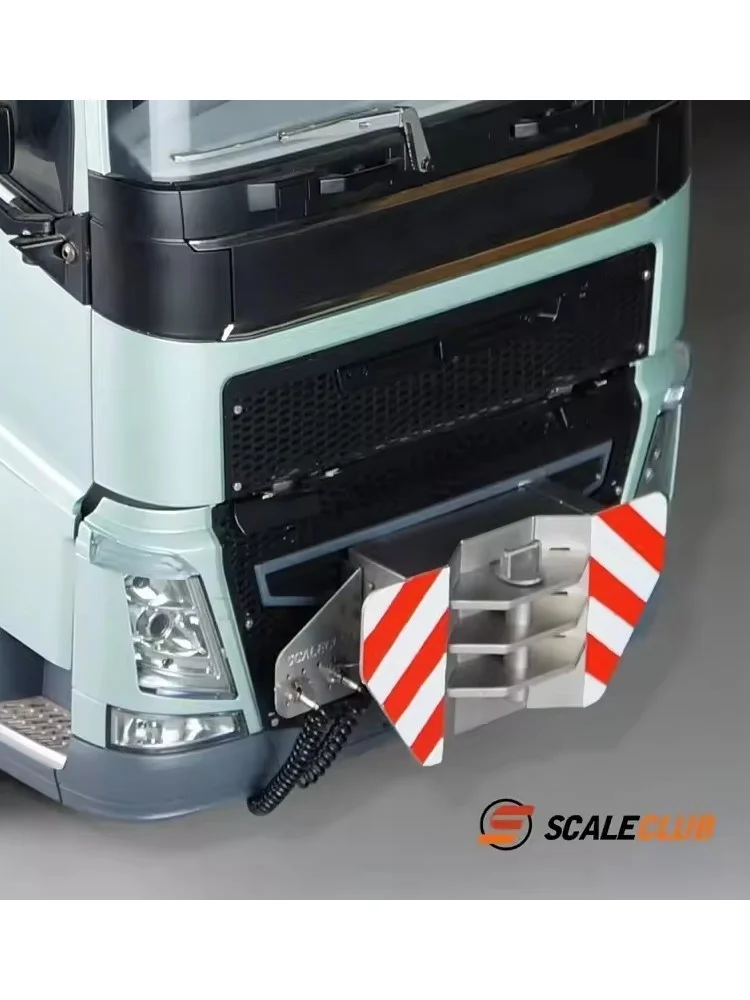 RC 1/14 Metall-Anhängerkupplung mit Kabel für Tamiya Muldenkipper für SCANIA VOLVO MAN LKW Anhänger Kipper DIY-Teile – Detail 2