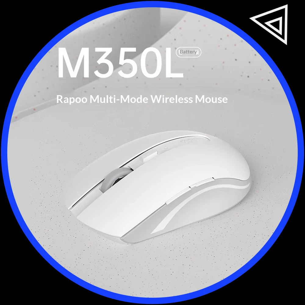 

Rapoo M350L Mouse Three Modes Low Power Chip PixArt PAW3220 Optical Sensor Wireless Mouse Low Delay 69g Light Weight Mute Mouse