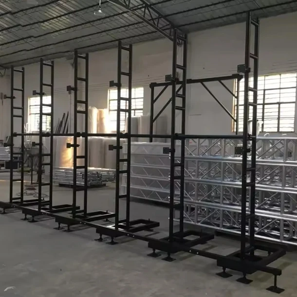 Popularne, odłączane, przenośne wsporniki żelazne do wynajmu i budowy półek, belki i wsporniki do projektów LED.