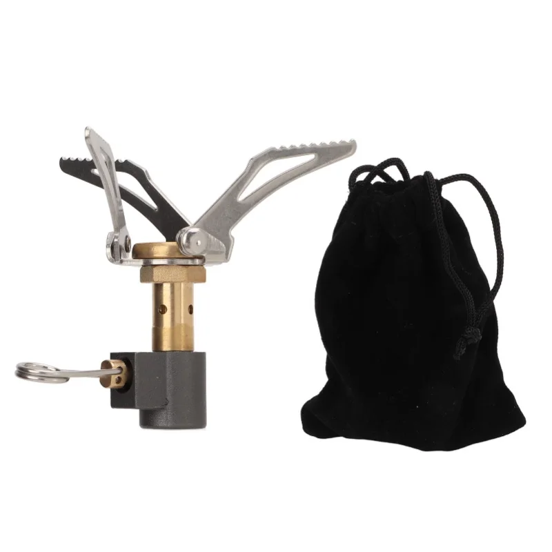 

Backpacking Stove 3000W Titanium Alloy Adjustable Portable Mini Camping Stove For Outdoor