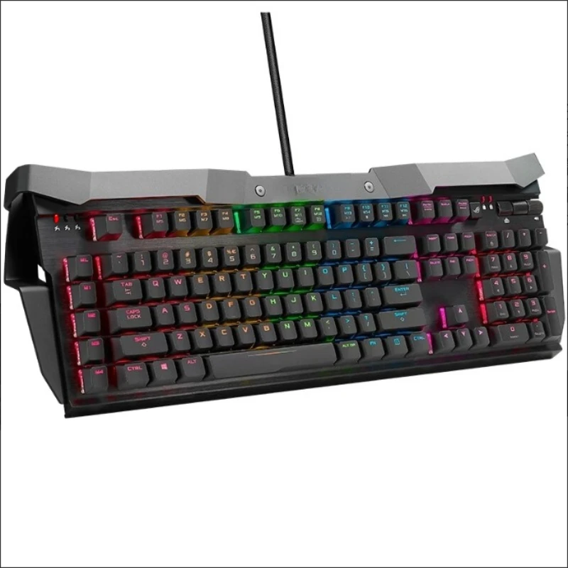 For ASUS ROG GK2000 Horus RGB Mechanical Gaming Keyboard Cherry MX Red Used