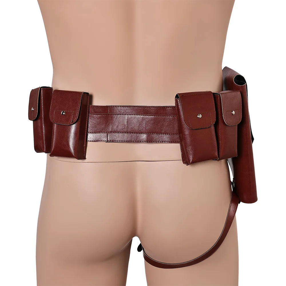 Fantasia Hellboy Holster Waist Belt 2024 Movie Crooked Man Cosplay Disfraz Costume Accessories Men Halloween Carnival Party Prop