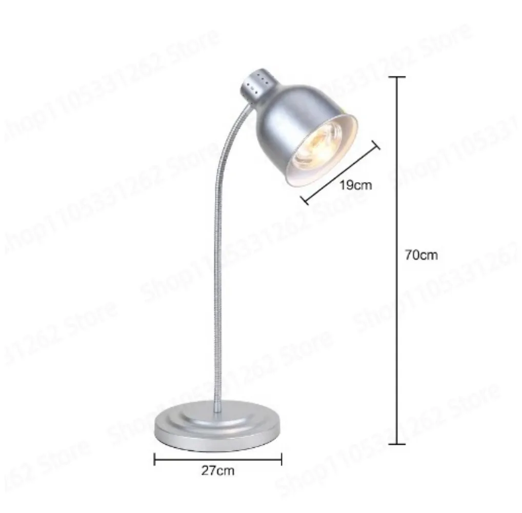 Countertop food warmer lamp buffet restaurant hotel heating table lamp fast food restaurant heating lamp