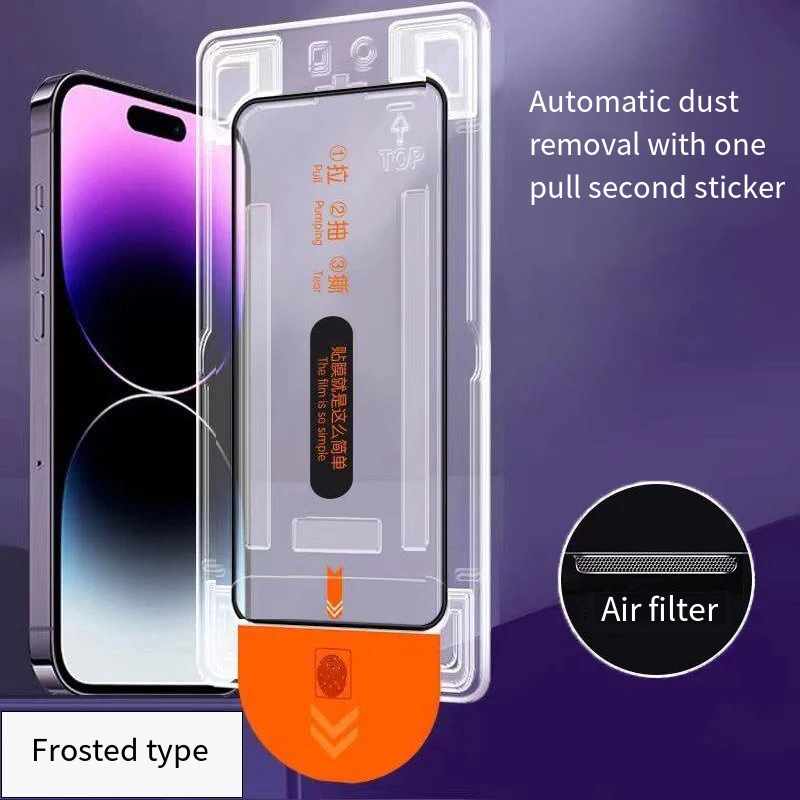 Oleophobic Coating Dust Free Easy Installation Screen Protector For iPhone 15 16 Pro Max Mini  15 16 Plus Glass