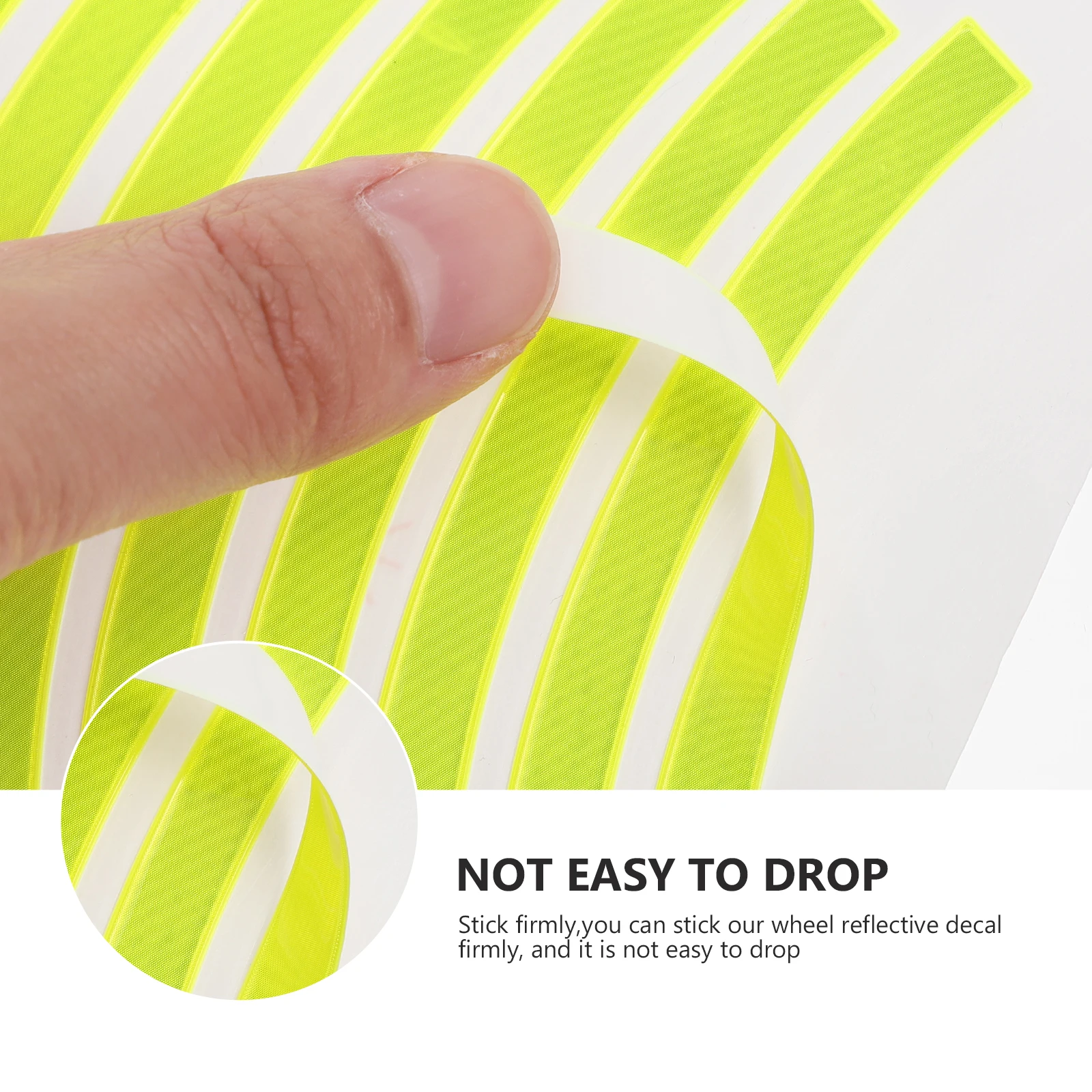 

Balance Bike Rim Reflector Wheel Body Decal Waterproof Safety Adhesive Tape Night Riding Fluorescent Decal For Adult