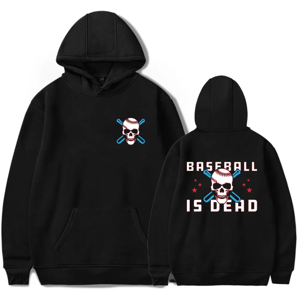 Baseball Is Dead Merch Hoodies Unisex Hooded Sweatshirt Casual Clothing