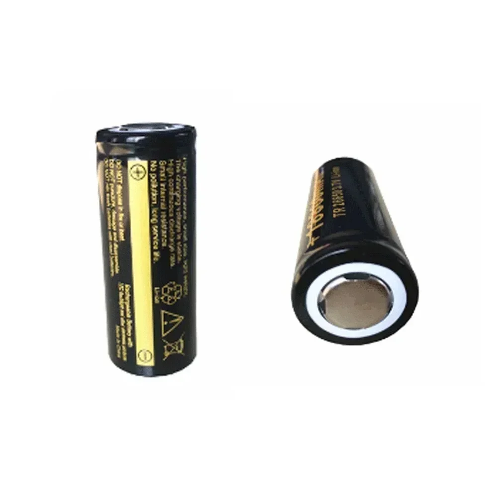 2024 New High Quality 26650 Battery 18800mAh 3.7V  High-capacity Lithium-Ion Rechargeable For LED Flashlight+ Charger