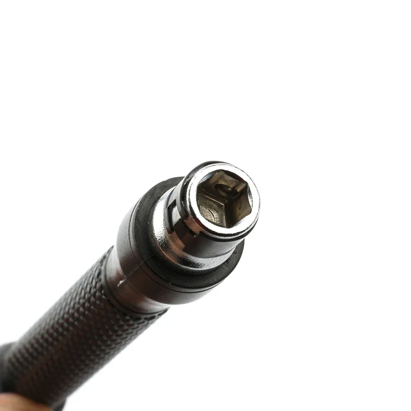 Embout de tournevis hexagonal 1/4 de type L 90 °   Outil de clé noir à double extrémité de 6,35 mm