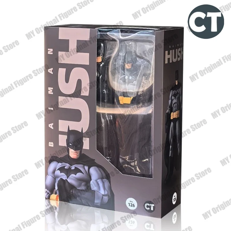 CT Toys Hush Batman Mafex 126 Figurka Batman Figurki Akcji DC Liga Sprawiedliwości Hush Figurka Zabawka Kolekcjonerska Mroczny Rycerz Prezent