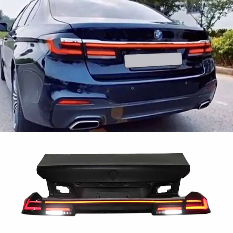 

fit for BMW 5 Series G38 LED Rear Through Taillight 18-20 G30 changed 7 series Trunk LED taillight strip Brake Lamp Turn Signal