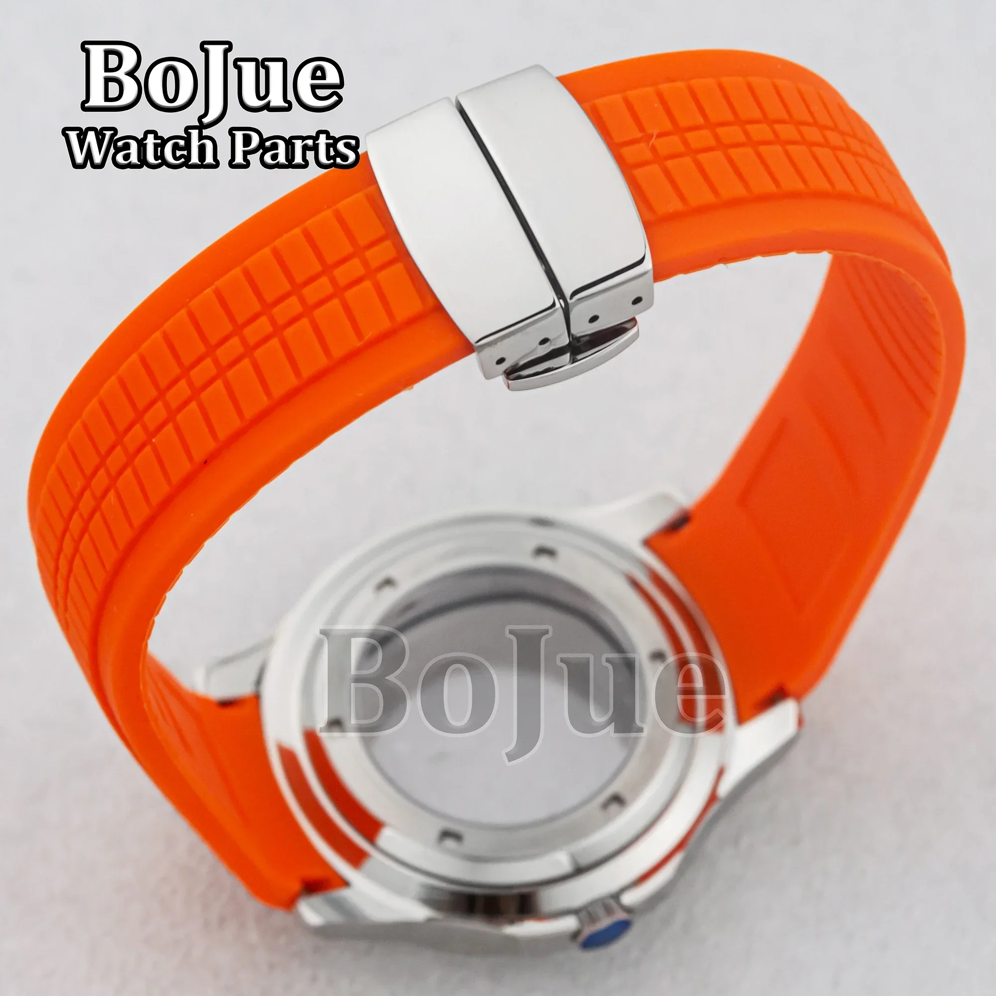 42mm Diamond Watch Case Rubber Strap Bracelet Sapphire 32mm Dial For MOD AQUANAUT Nautilus Seiko NH35 NH36 Movement Men Parts