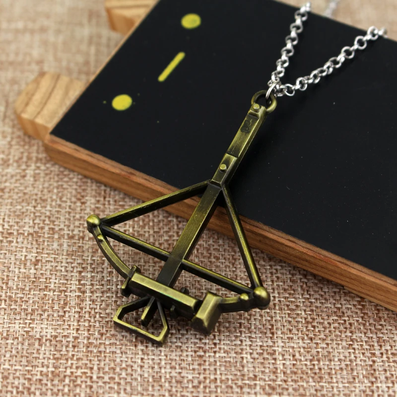 The Walking Dead Pendant Necklace Men Women Zombie Axe Crossbow Bow Arrow Negan Lucille Baseball Bat Ball Charm Chain Necklaces