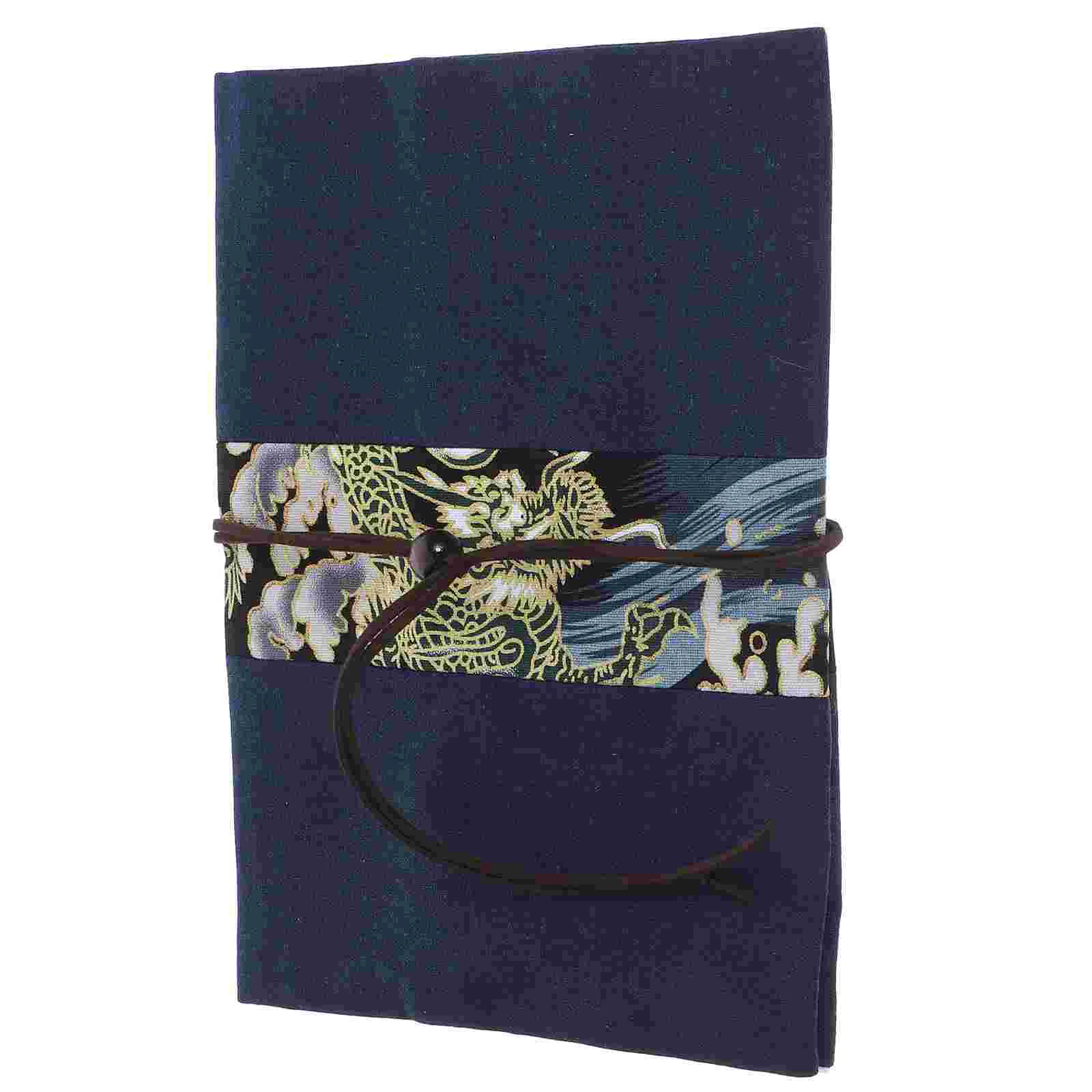 

Fabric Book Cover Delicate Decor Cloth Protector Decorative Hand-made Adjustable Creative Protective Sleeve