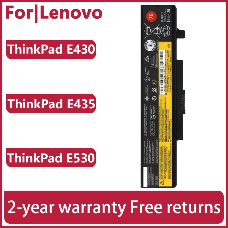 סוללת מחשב נייד Lenovo IdeaPad G480 G485 Y480 G410 G500 G510 G580 G485 Z480 G585 ThinkPad E430 E435 E530 E535 E430c E530c