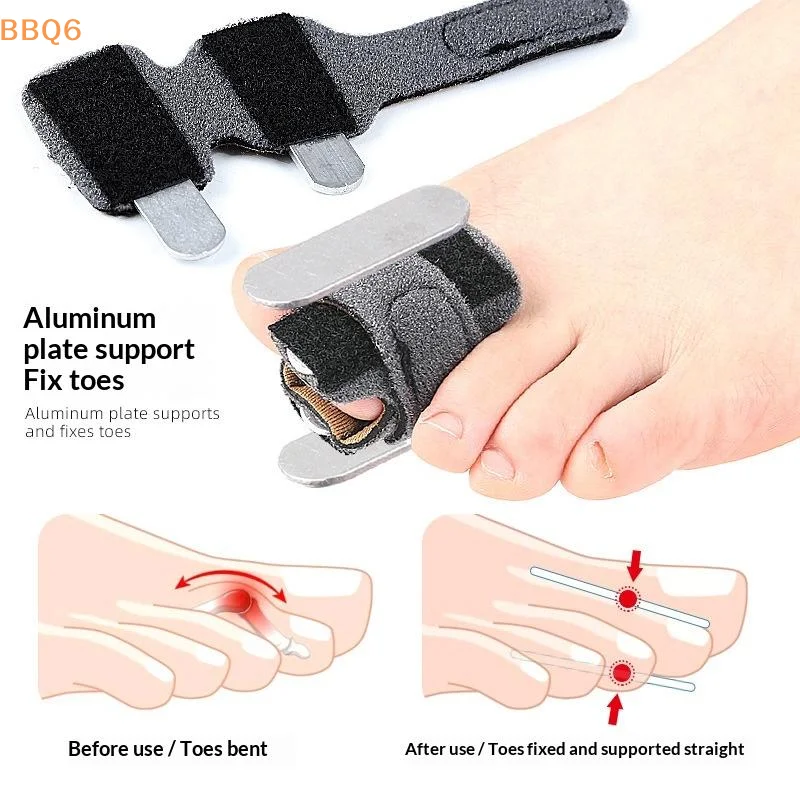 *1/2Pcs Toe Splint Toe Straightener Toes Corrector For Women Toes Brace Hammertoe Splint Toes Wrap Toe Covers Broken
