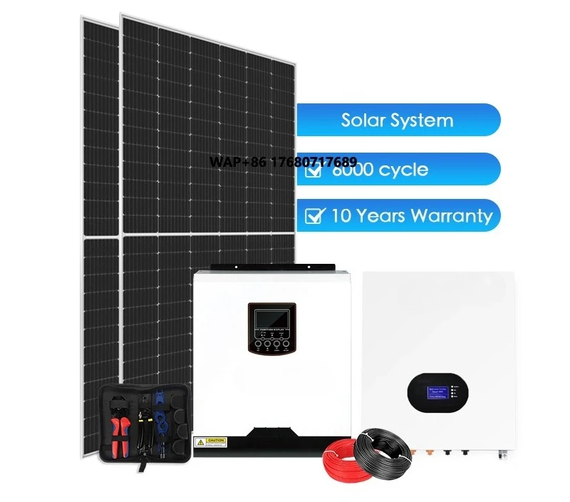 

Off Grid Hybrid Solar Panels System with High Voltage Battery and Inverter 3KW 5KW 10kw 20kw 30kw 40kw 50kw Solar Energy System