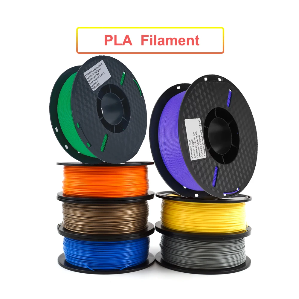 1KG 1.75mm PLA Filament 2.2lbs High Quality 3D Printing Eco-friendly Plastic Consumables 3D Printer