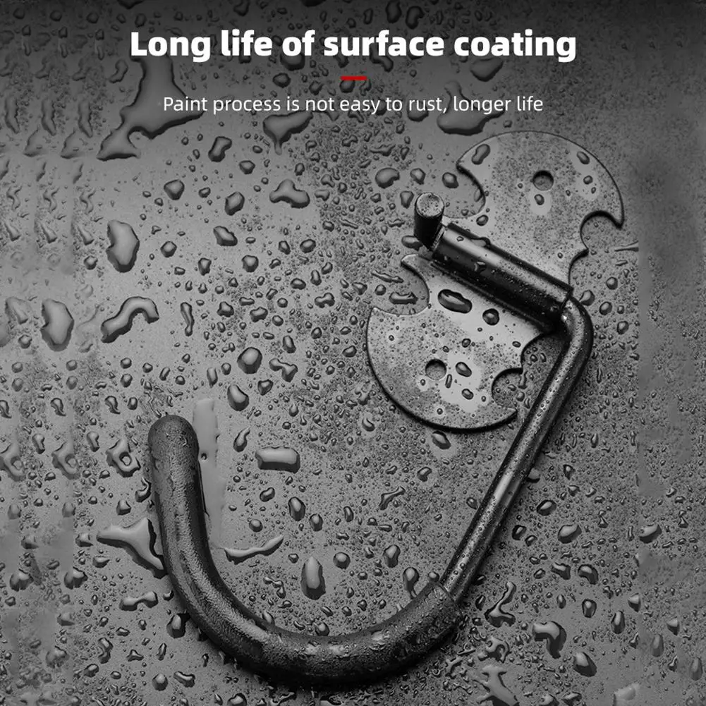 

Bike Display Hanger Rustproof Bike Wall Mount Hanger 90 Degree Rotating Bicycle Holder Rack Cycling Accessories