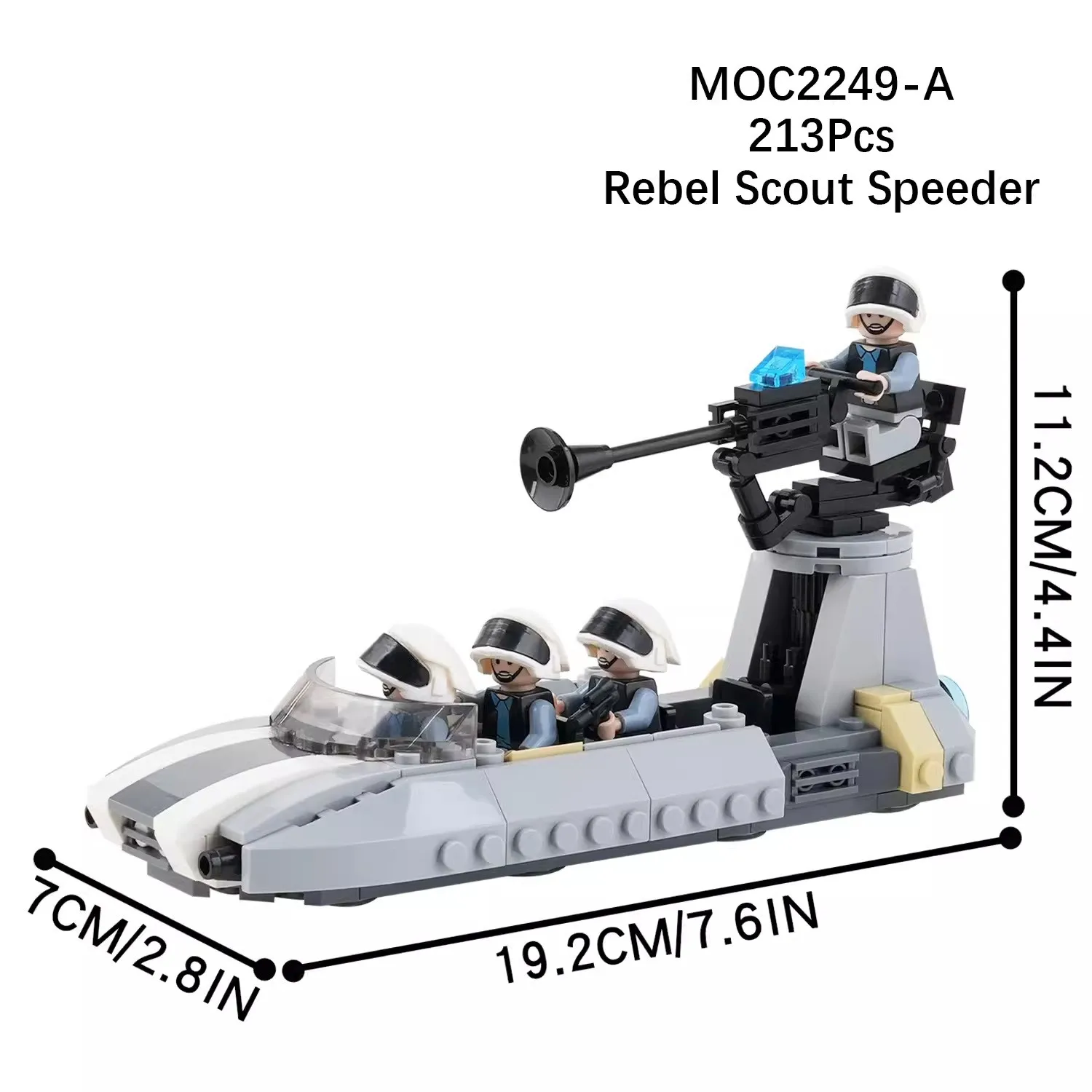 2024 nuevo conjunto de bloques de construcción de Star Wars con Mini figuras de acción de juguete clon