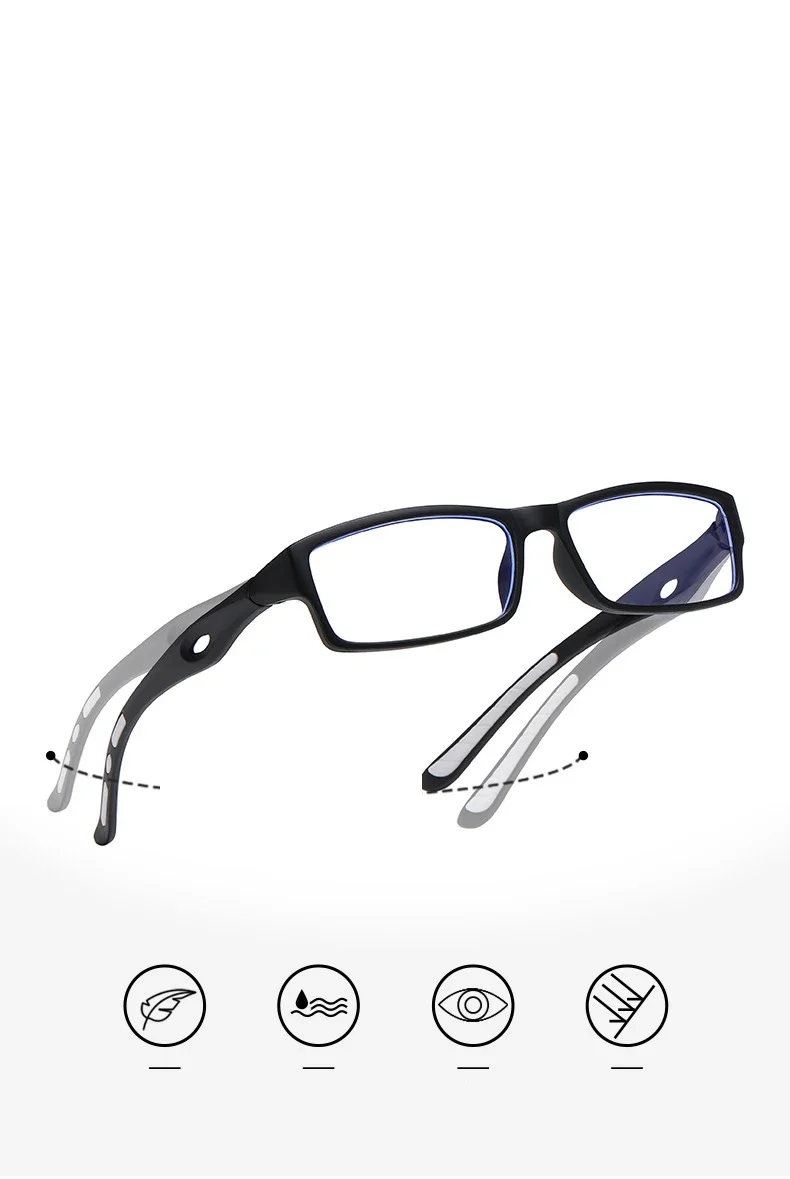 Lichtverfärbte Multi-Fokus-Lesebrille mit doppeltem Verwendungszweck für ältere Menschen, Lesebrille mit automatischer Zoom – Detail 3