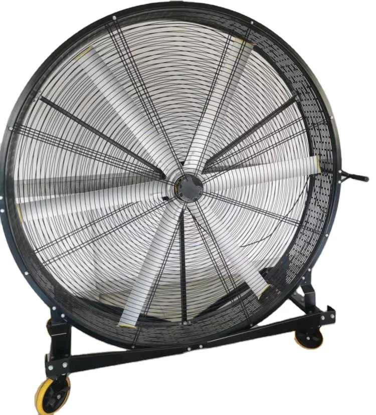 Industrial Standing Moving Fan Industrial Pedestal Fan Gym Cooling Portable Quiet metal Floor Fan