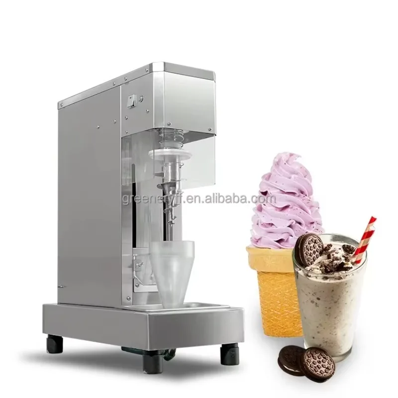 Commercial Fresh Fruit Yogurt & Chocolate Ice Cream Blender 220V Nut Mix Milkshake New Condition