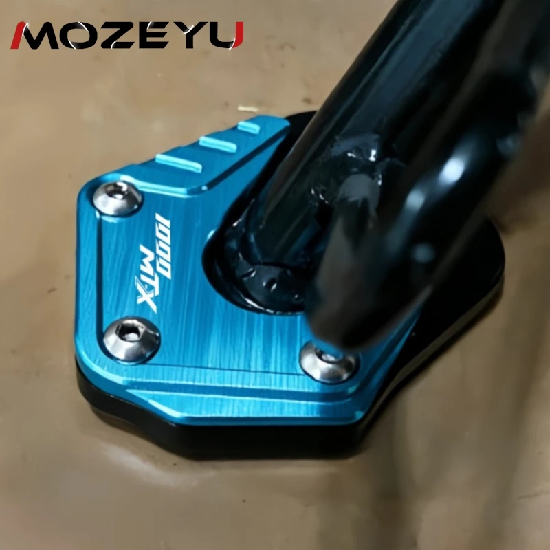 

For CFMOTO CF MOTO 1000MT-X 1000 MTX 1000 2025 2026 2027 1000MTX Motorcycle Kickstand Side Stand Enlarger Extension Plate Pad