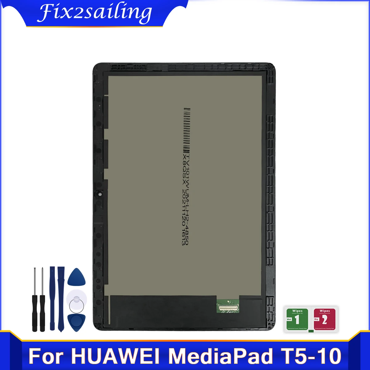 10.1'' For Huawei MediaPad T5 10 AGS2-L09 AGS2-W09 AGS2-L03 AGS2-W19 LCD Display Touch Screen Digitizer Assembly +Frame