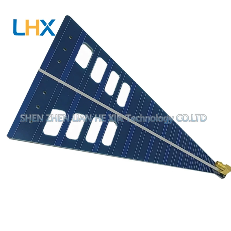 UWB 780MHz-7.5GHz dedicated log-periodic antenna direction-finding antenna spectrum analyzer signal analysis, positioning