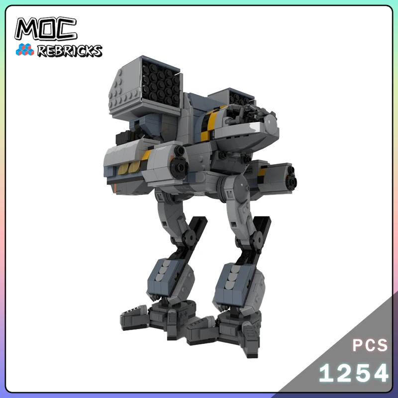 MOC Robot série briques créatives chat fou Mecha Clan fantôme ours bloc de construction modèle de particules bricolage ensemble jouets garçon loisirs cadeaux de noël