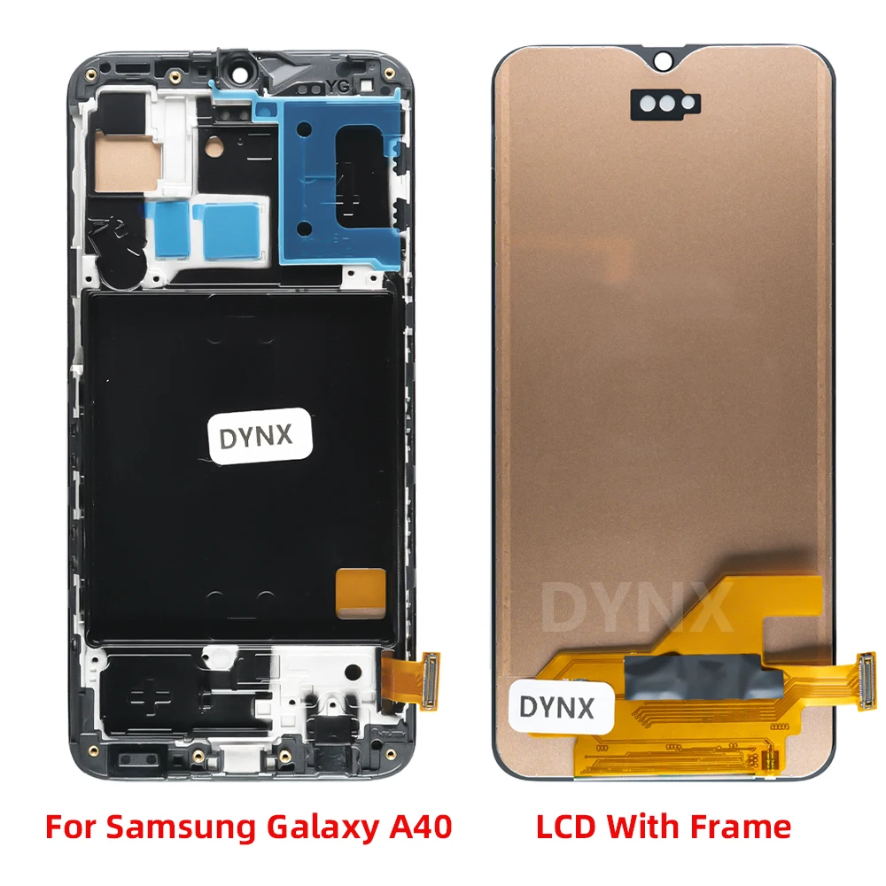 Super AMOLED Display Screen For Samsung Galaxy A40 A405 A405F A405S LCD Display Digital Touch Screen With Frame Replacement