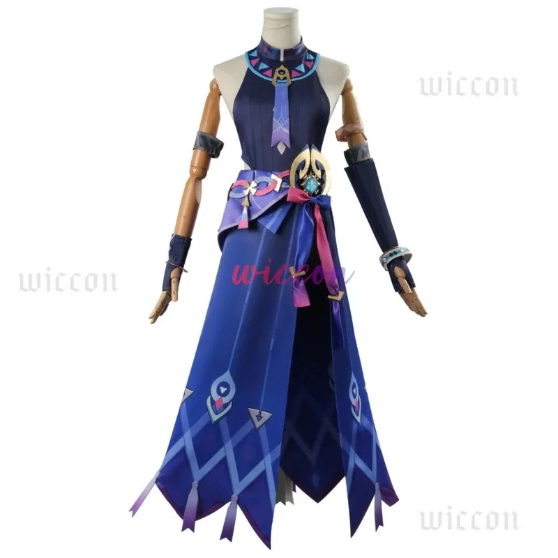 

NewGenshin Impact Полный комплект для ролевых игр Костюм Citlali Косплей Парик Головные уборы Обувь Propb; 3's, 6.e;