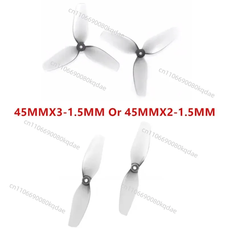 8CW‑8CCW RC‑Model Propeller Set, 45MM 2‑Blade & 3‑Blade Replacement Prop Blade Unit For Mini RC Model Equipment